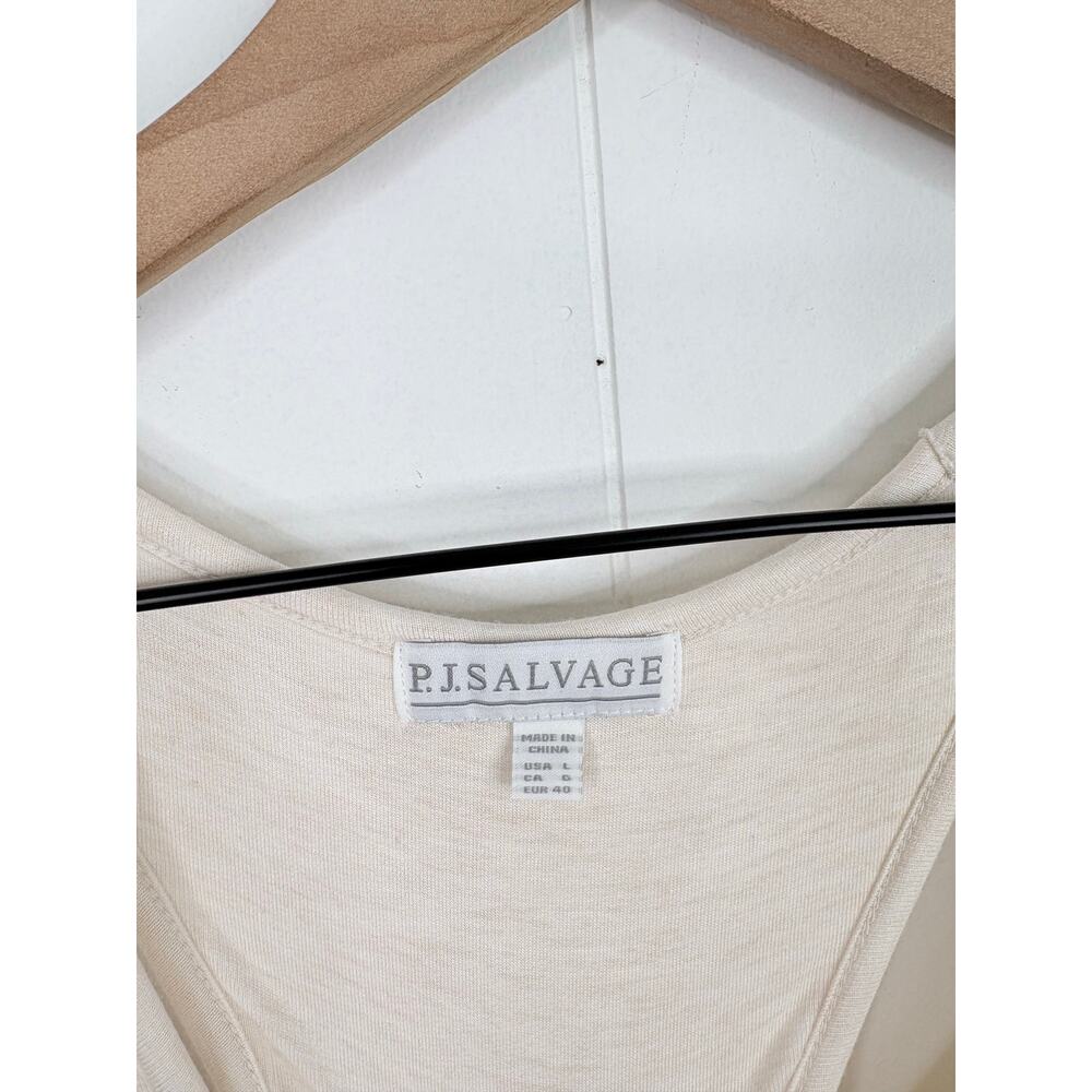 NWT PJ Salvage Essential Jammie Night Dress Large Oatmeal Sleepwear Lounge - Picture 8 of 9